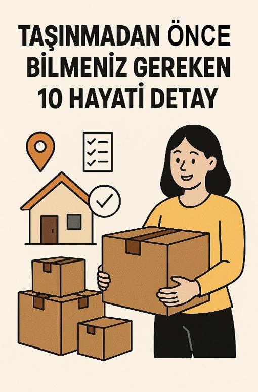 Taşınmadan Önce Bilmeniz Gereken 10 Hayati Detay